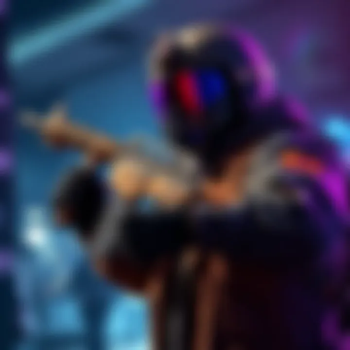 Gamer celebrating after finding rare MK14 weapon during a combat match