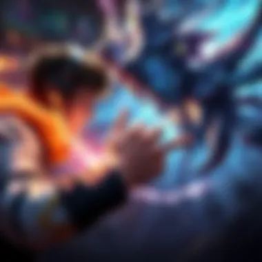 A competitive gamer strategizing against a powerful offlaner like Undying, showing tension in the match, with a focus on lane dynamics and techniques to survive