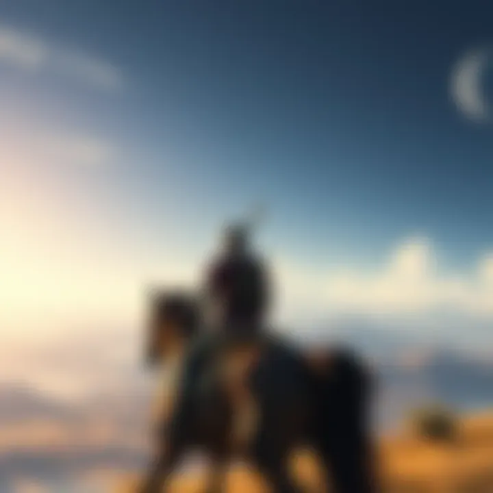 A gamer rides a horse in a fantasy landscape, exploring the world of Elden Ring after finishing Crimson Desert.