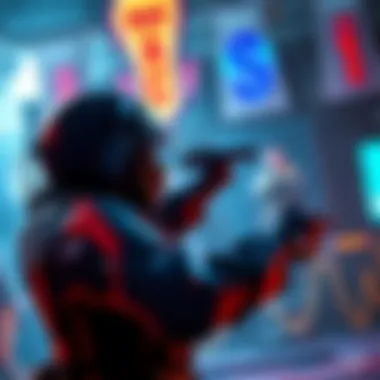 Player practicing parrying in a game A gamer focused on mastering parrying skills during gameplay, with a character on screen in a combat stance.