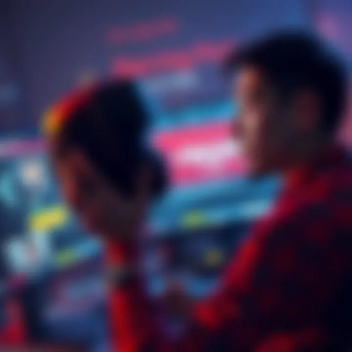 Player Facing Permanent Ban A concerned player looking at a computer screen, showing a ban notification on the game interface.