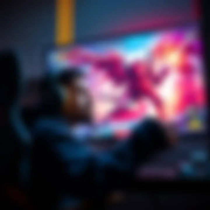 Gamer frustrated with lag on Dota 2 screen after moving