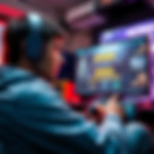 A game player looks frustrated while playing on a console, showing a stuck screen after completing missions