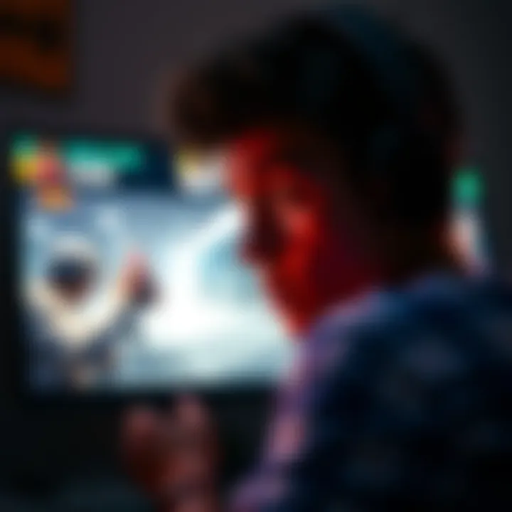 A shocked player stares at the screen, showing a tense scene in the game with betrayal elements.