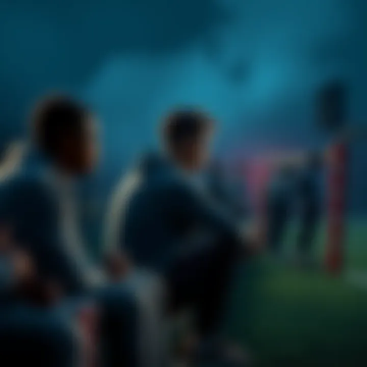 A player sits on the sidelines, deep in thought about their gameplay decisions during a recent Wolfpack game, showing a mix of concern and contemplation.