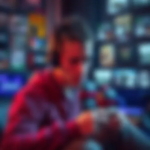A player looks distressed, reflecting on lost weapons and skills after regenerating in the game, surrounded by gaming memorabilia from 2018.