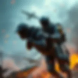 A character is being carried back to safety by a teammate in a game, with notifications appearing to show gratitude from nearby players.