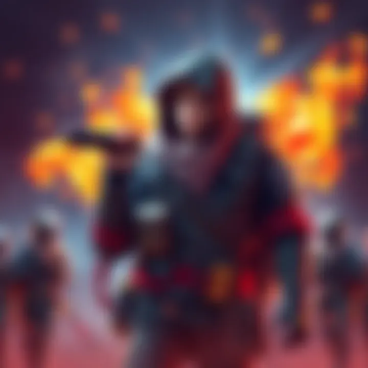 A player calls for assistance in defeating the Phrike scout, showing determination and teamwork spirit.