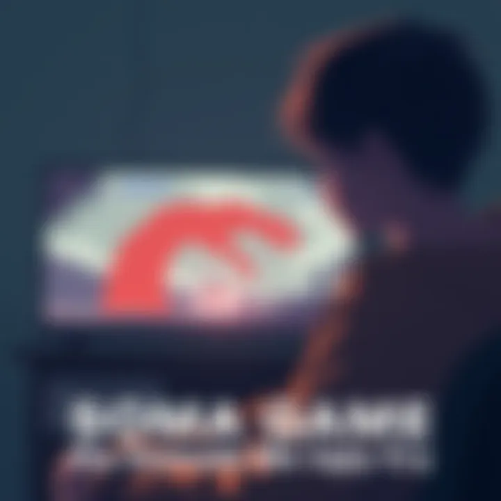 Player experiencing emotions while playing Soma A person sitting alone, tears streaming down their face, as they play Soma on a screen, showing a scene from the game's emotional ending.