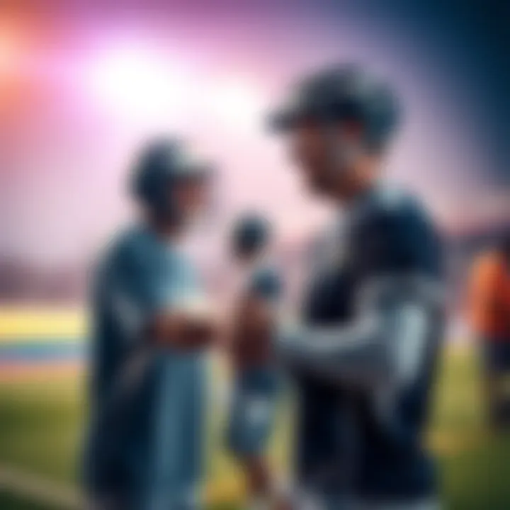 A player shakes hands with an opponent after a match, smiling despite the loss, highlighting good sportsmanship.