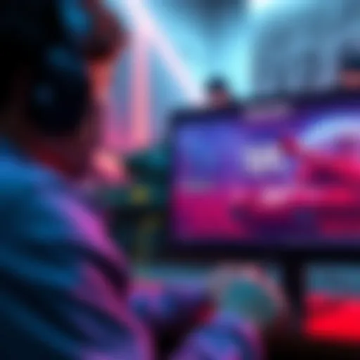 Player focusing on SR ratings Gamer analyzing SR ratings on a screen with tank character in the background