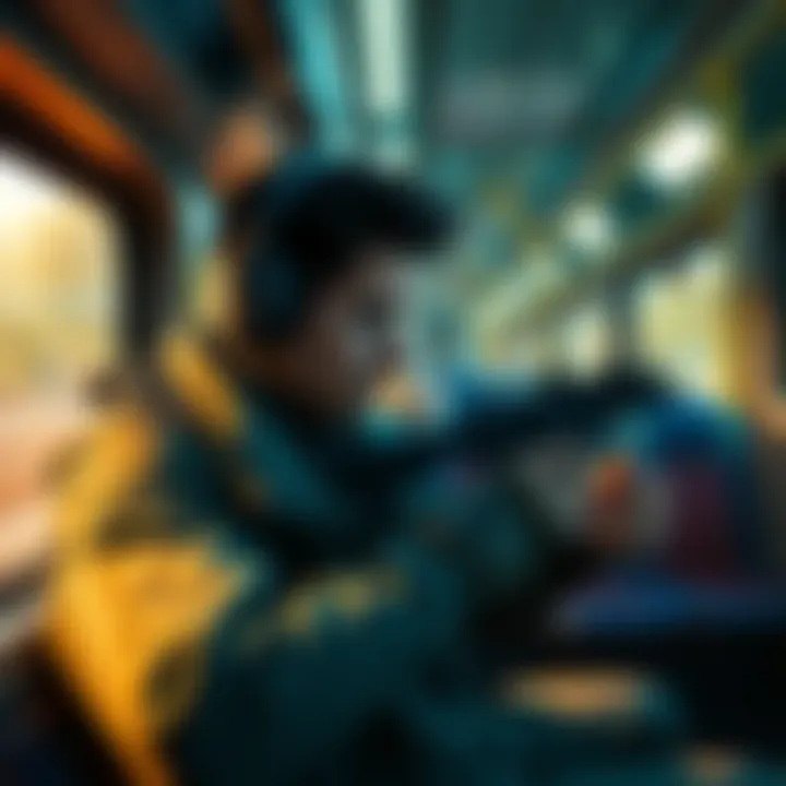 A player on a train, looking worried while checking limited ammo and planning their next move against an enemy named G.