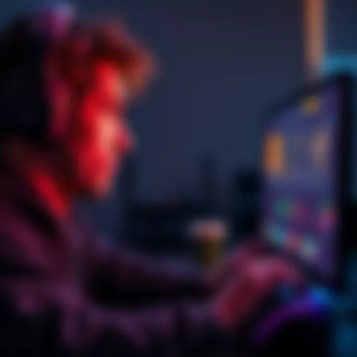 A frustrated gamer looks at their screen with survival items displayed, emphasizing the importance of equipping properly in games.