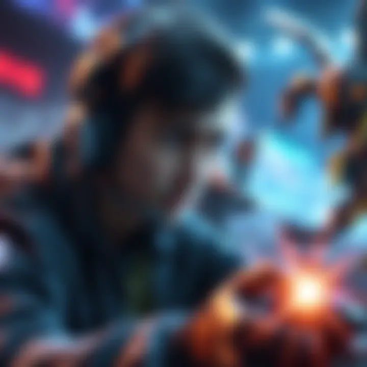 A gamer looks frustrated while battling a tough enemy in a video game, with enemy health bar showing high resistance.