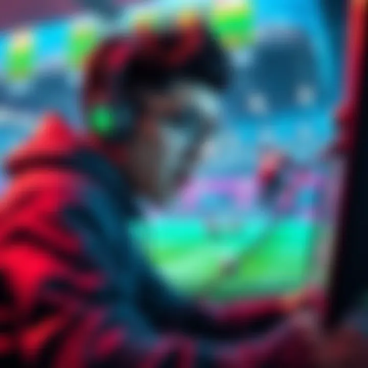 A gamer frustrated while practicing speedflips in a Rocket League training pack, observing the screen showing green scores but missing the ball.