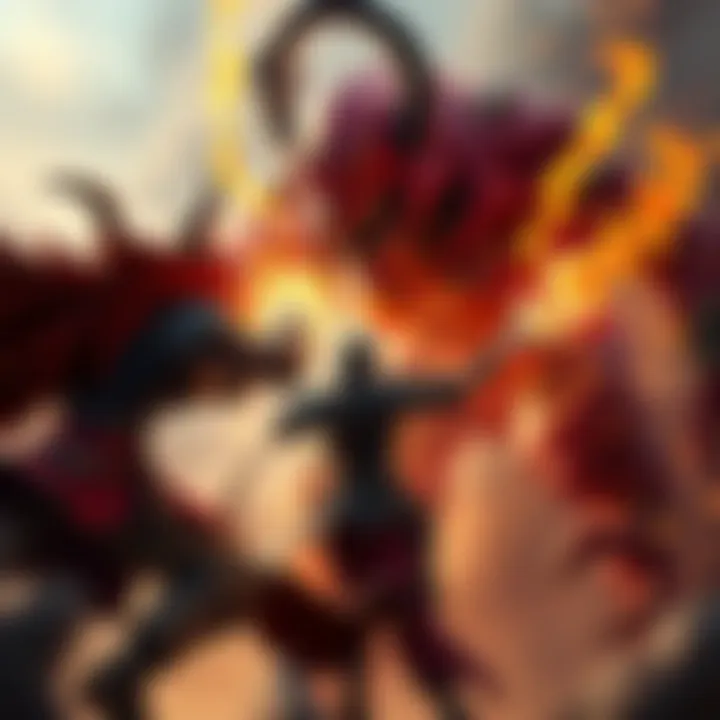 A gamer helps a character named Igon to fight against Bayle, showcasing teamwork in an intense boss battle.