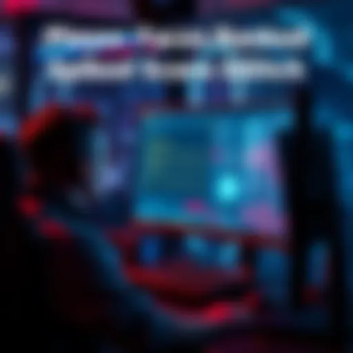 A gamer frustrated at a computer screen displaying error messages following a ranked game score drop