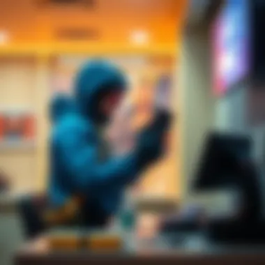 A gamer trading free loadouts for MK1 augments at Lance's Clinic, enhancing their gameplay experience