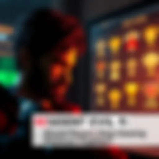 Gamer looking at the screen with trophies in Resident Evil 9, showing mixed emotions about the quest for achievements