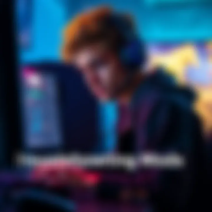 Player troubleshooting game mods A player looking at a computer screen with gaming mods not appearing as expected, showing frustration.