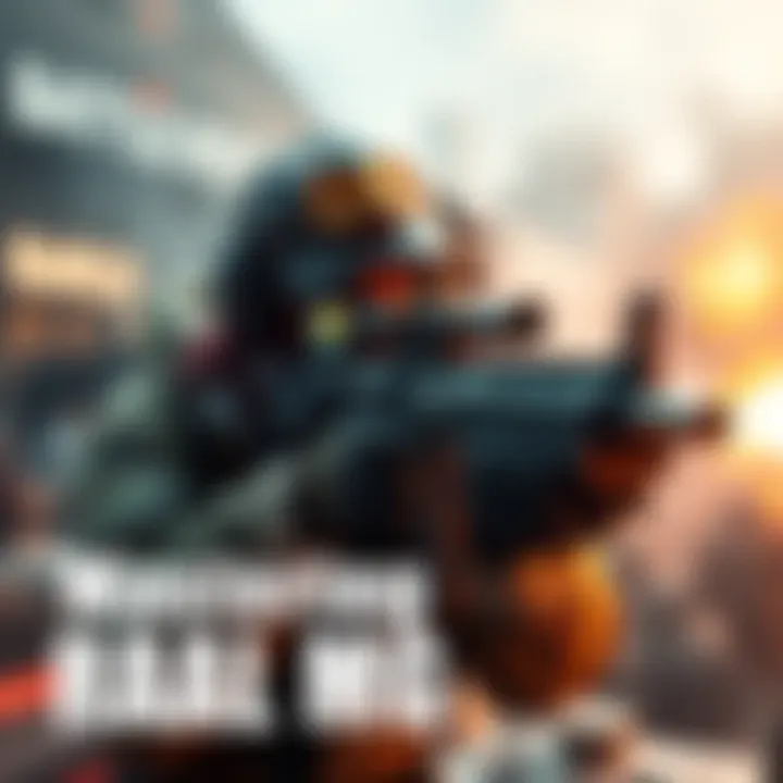 A gamer aiming with the RAAL MG in an intense Battle Royale setting.