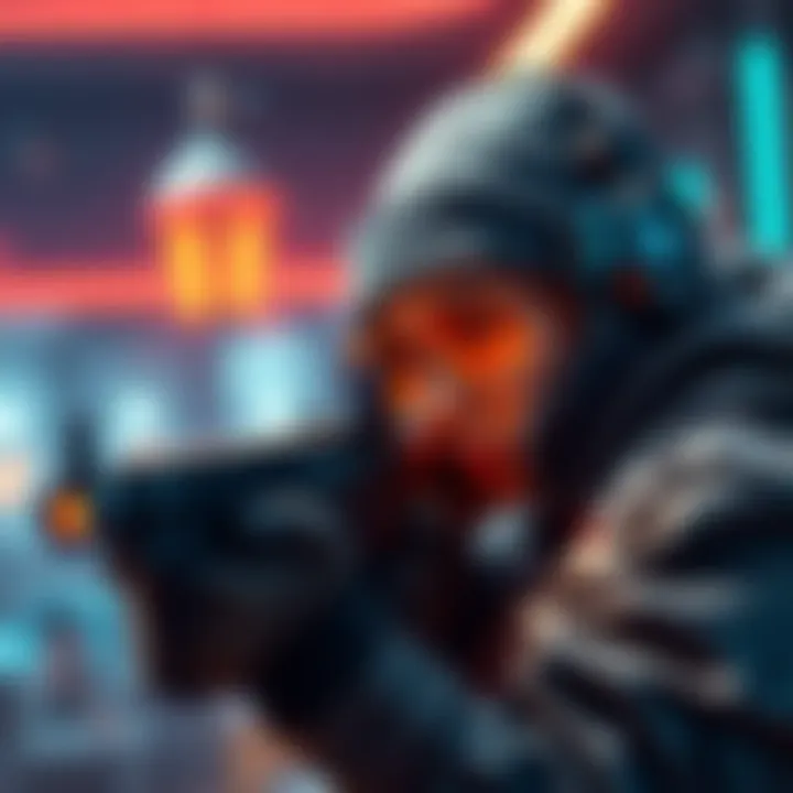 A gamer aiming with the Xoris weapon, showing focus while trying to achieve a 5x combo using max rank Galvanized Reflex in a game environment.