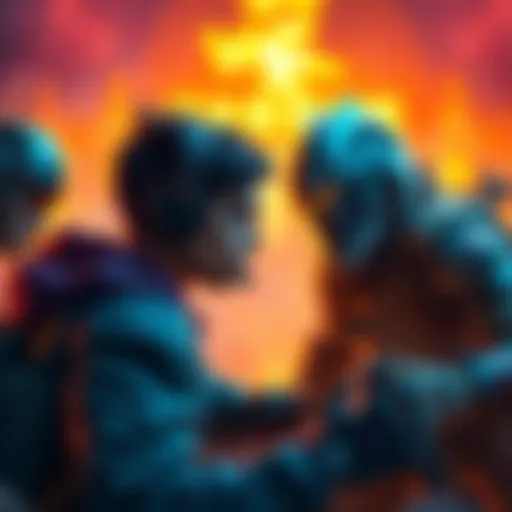A gamer strategizes in a tense 1v3 battle, showcasing focused gameplay against multiple foes.