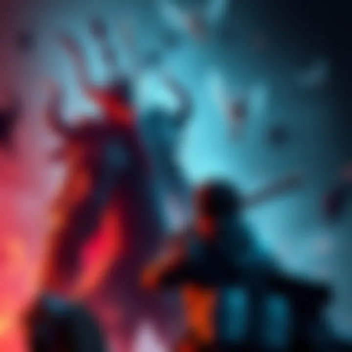 Player struggling against the Undying King A player battles the Undying King, frustrated by a random player's interference affecting their game progress.