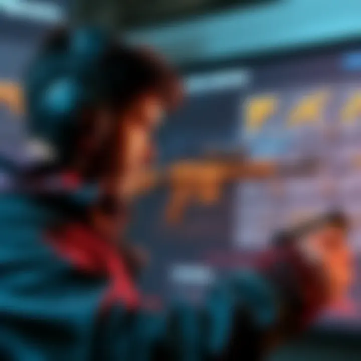 A player examines different weapon choices on a screen, showing frustration and confusion