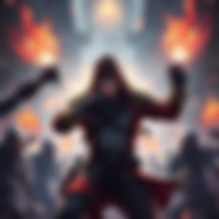 A player triumphs in a tense 1v4 battle, showcasing skill in individual fights with a rarely used character.