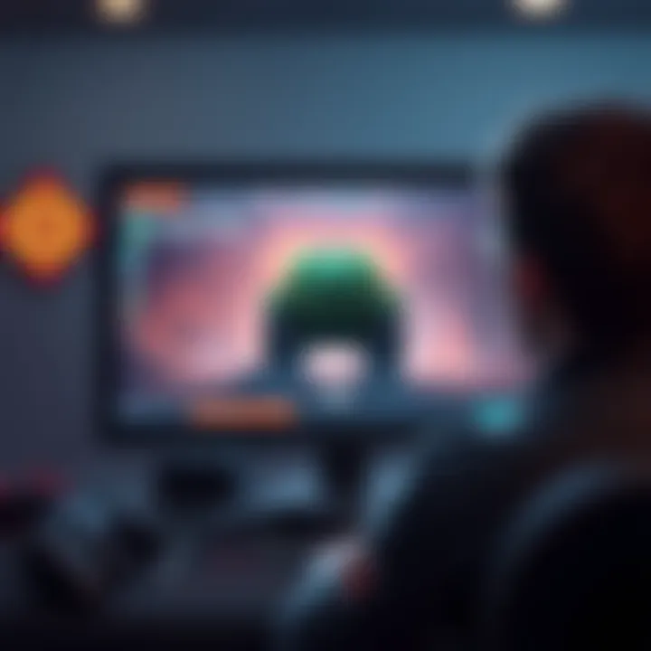 A gamer frustrated at their screen, showing a tank character selected in a matchmaking lobby, emphasizing their repeated role assignment.