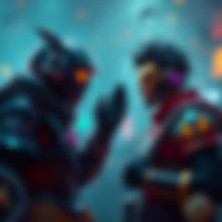 Two characters in Arc Raiders shouting at each other during a tense gameplay moment