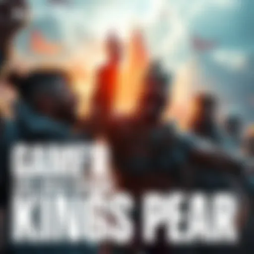 Gamers expressing joy and relief after finishing Kings Peak, with a backdrop of game elements and achievements in sight.