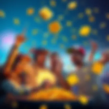 Players Celebrating Luck Gamers excitedly sharing their lucky game moments on a forum.