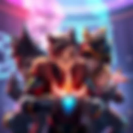 Players Choosing Different Heroes Ari and other players selecting signature heroes with contrasting playstyles in a gaming environment