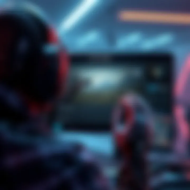 A player adjusting settings on a gaming interface to select the older aiming system for improved gameplay