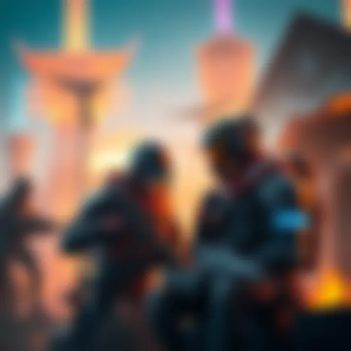 Two players in ARC Raiders engaging in conversation while strategizing their next move.