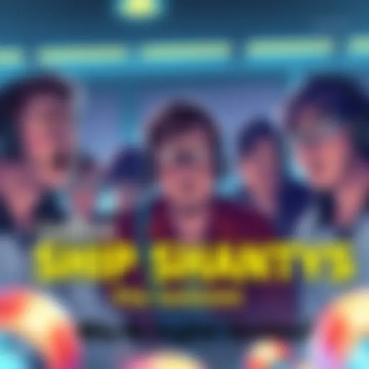 A group of players looking puzzled while playing a game featuring ship shanties