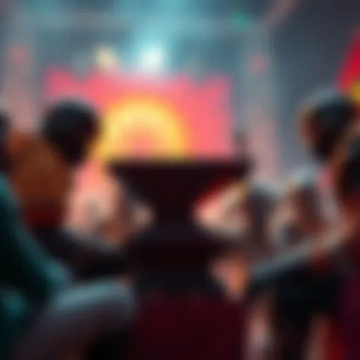 Group of gamers discussing the effectiveness of the Anvil in a game setting