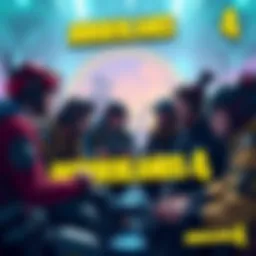 Group of gamers sharing their opinions about Borderlands 4 in a lively discussion online