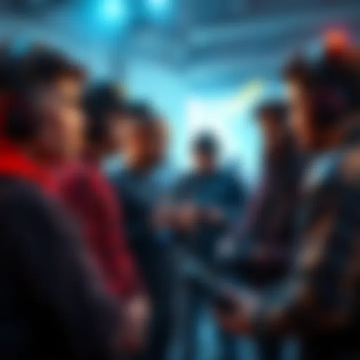 Group of players debating about offline play and peer-to-peer connections for a video game.