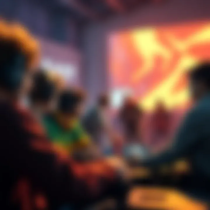 A group of gamers engaged in a discussion about multiplayer gaming experiences, expressing their views on PvP.