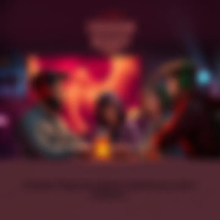 Players discussing Crimson Desert Group of players sharing experiences about Crimson Desert game in a casual setting