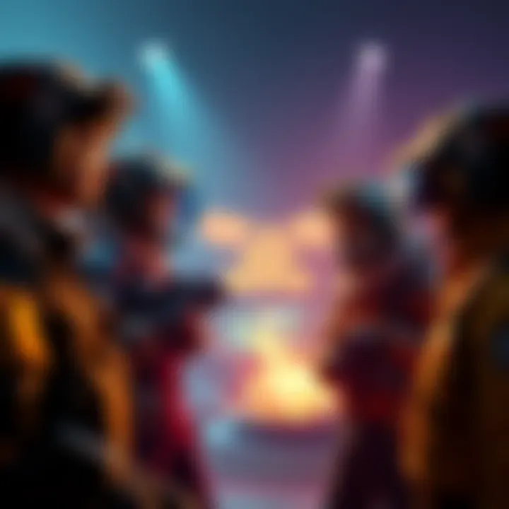 A group of players talking about high-tier kits and the recent game wipe, showing a mix of confusion and curiosity.