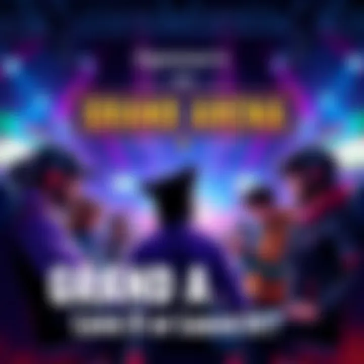 Players discussing Grand Arena Group of players sharing opinions about the Grand Arena game mode