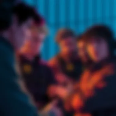 Players discussing raid mode concerns A group of gamers talking about the new 6-player raid mode and its matchmaking issues, showing expressions of worry and frustration.