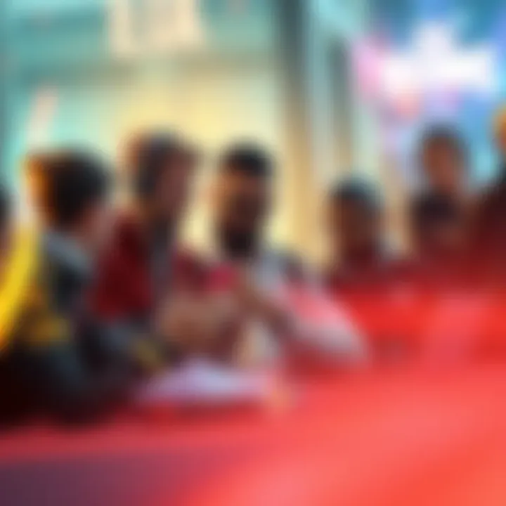 A group of players engaged in a lively discussion about Premium ETA Vouchers and trading limits.