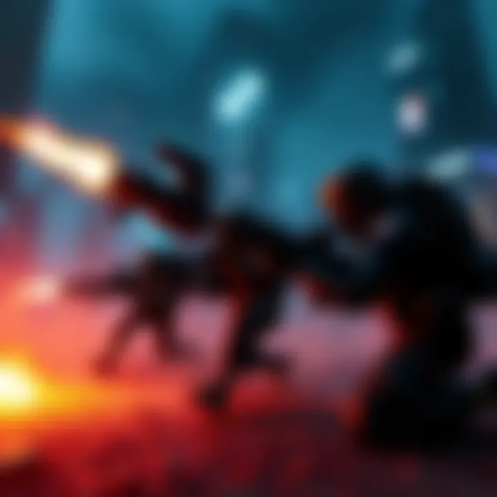 A tense scene in the Dark Zone as players skillfully avoid turret fire while executing rogue tactics.