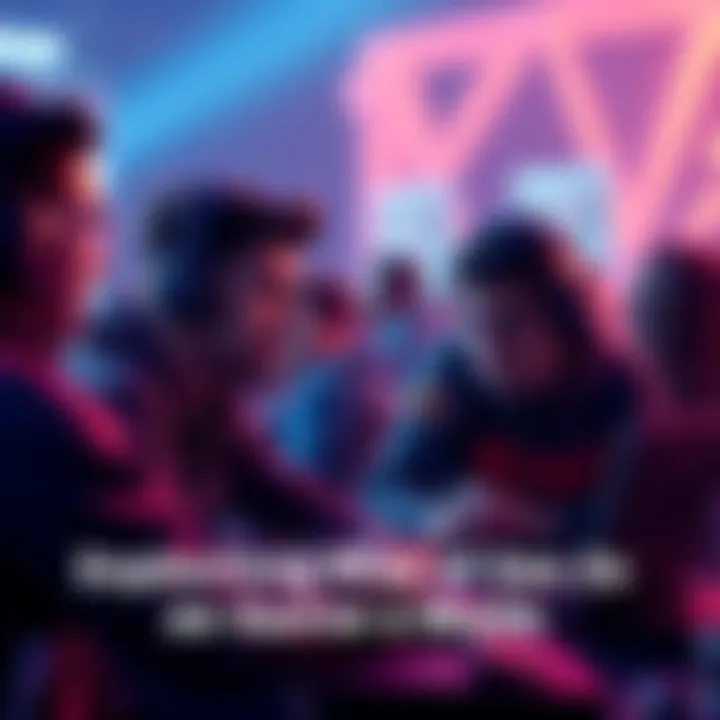 A group of gamers focused on playing the 2s game mode together, showcasing teamwork and strategy.