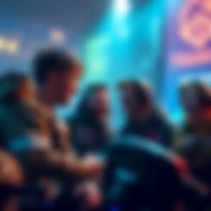 Group of players discussing 2v8 game mode with excitement